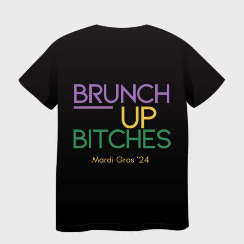 Mardi Gras Brunch Up Tee